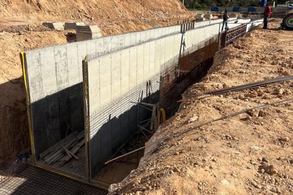 Bassin de stockage des eaux à Casablanca