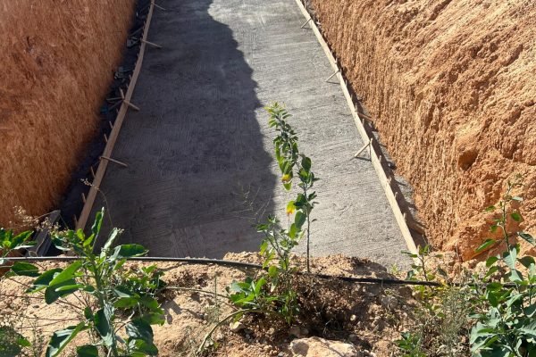 Bassin de stockage des eaux à Casablanca