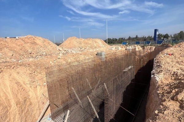 Bassin de stockage des eaux à Casablanca